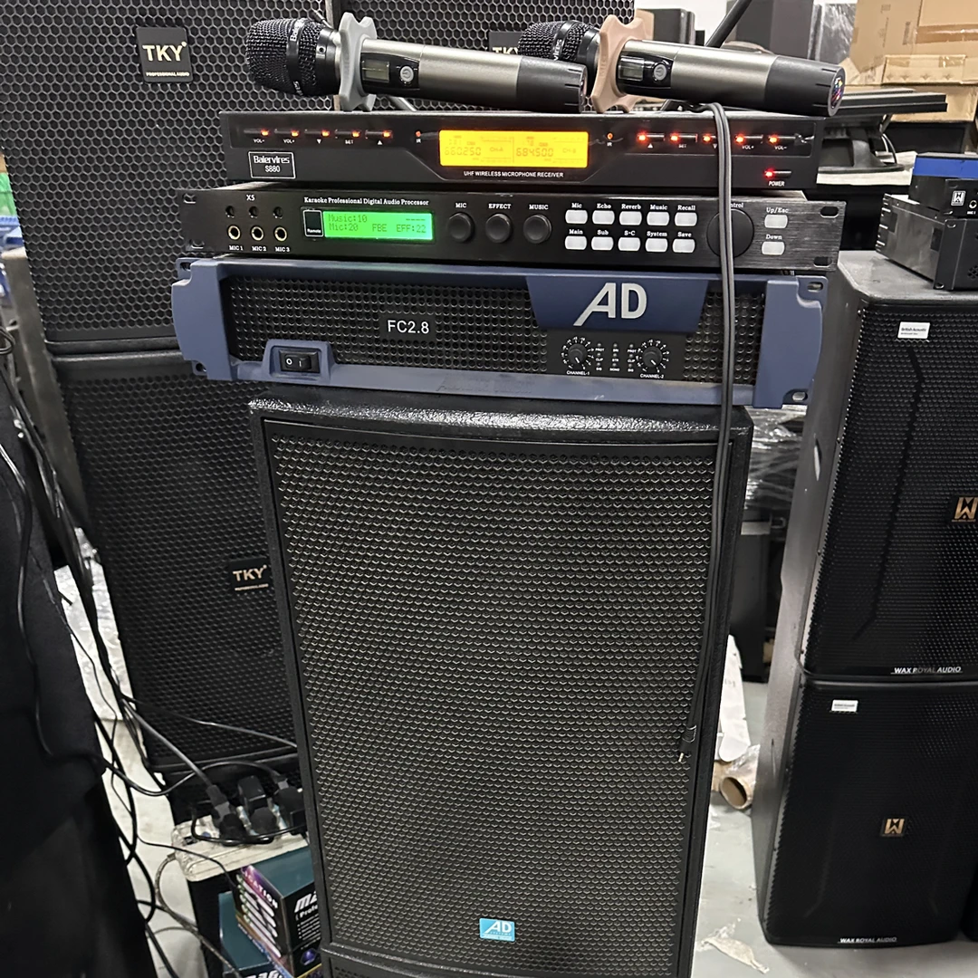 8新  8新  德国小AD12寸专业音响四件套，包邮