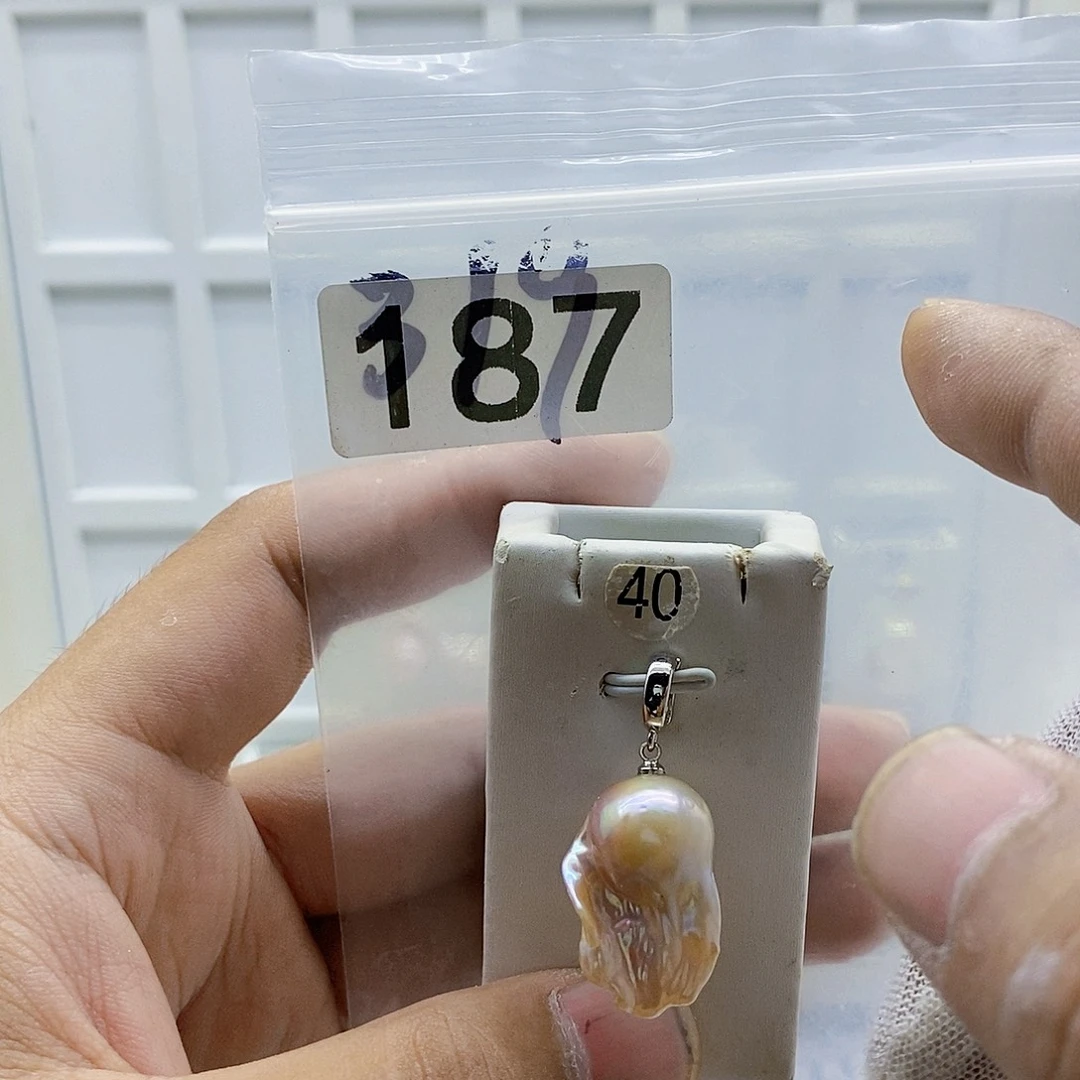 颈饰合金淡水珍珠