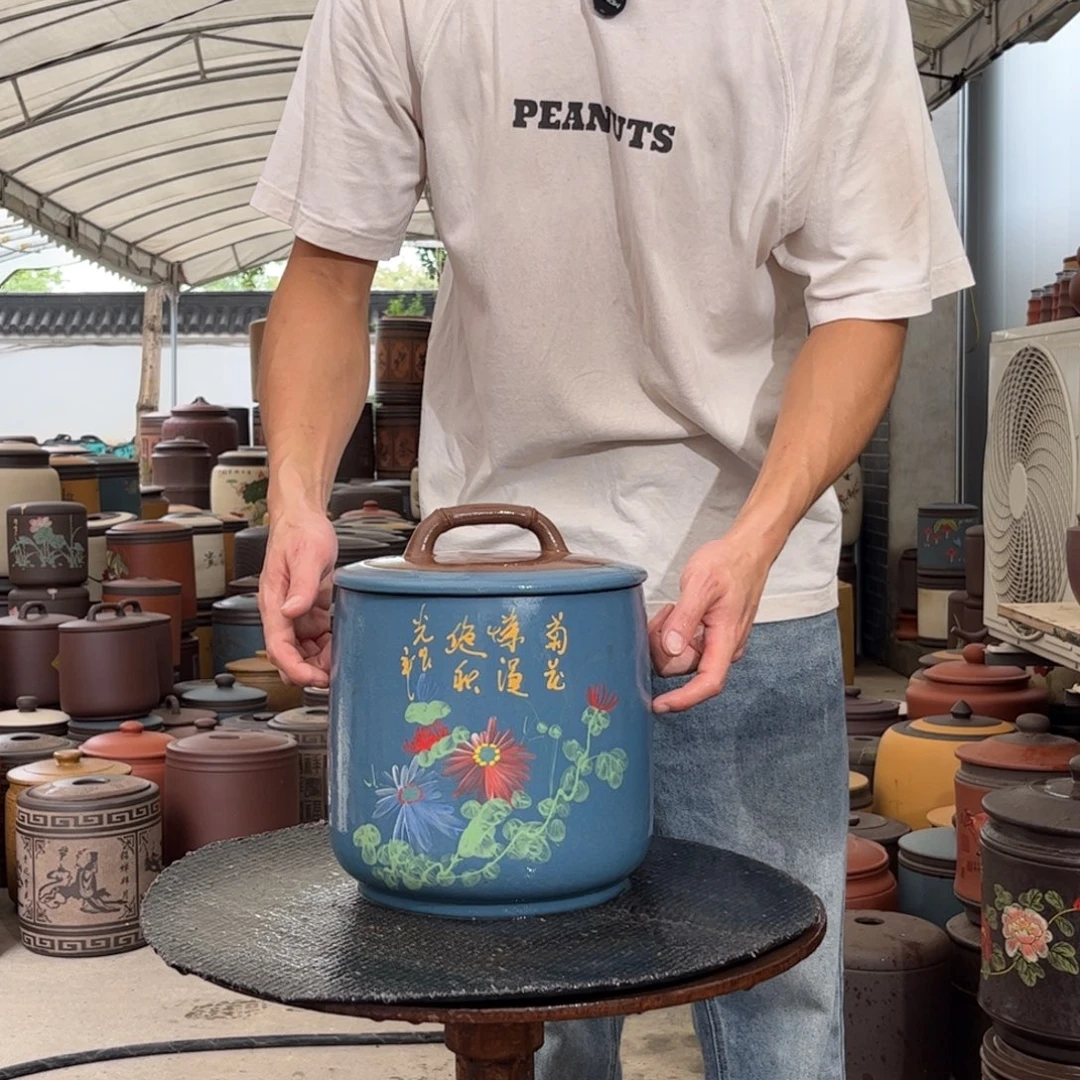 紫砂茶叶罐8 饼茶叶罐