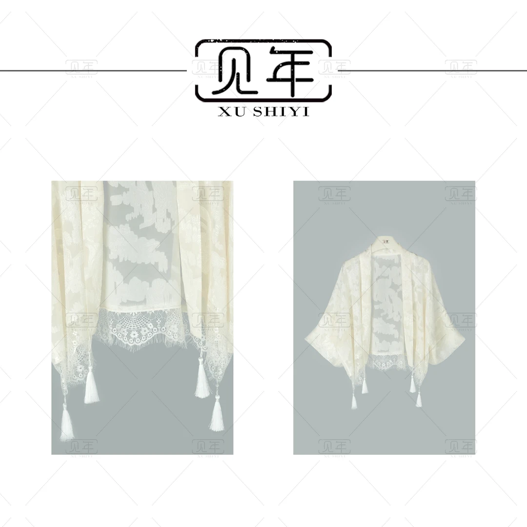 【仙韵】新中式国风无扣拼接百搭开衫上衣F8202