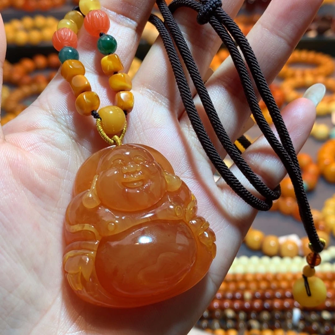 【闪购商品】蜜蜡吊坠(赠链)未镶嵌