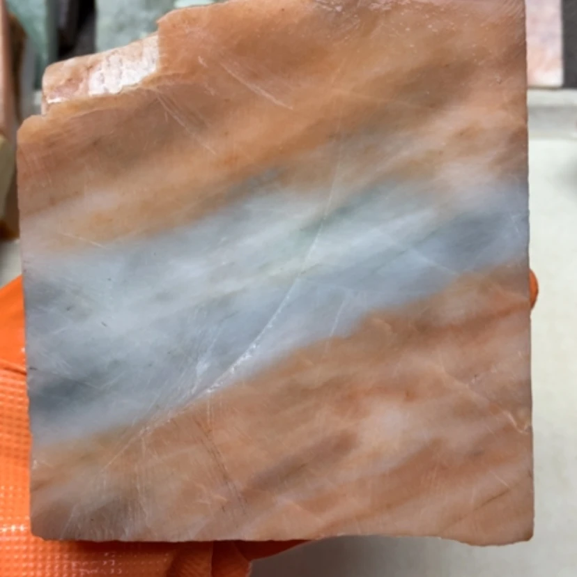 【闪购商品】未镶嵌手镯石英岩玉三彩天山翠