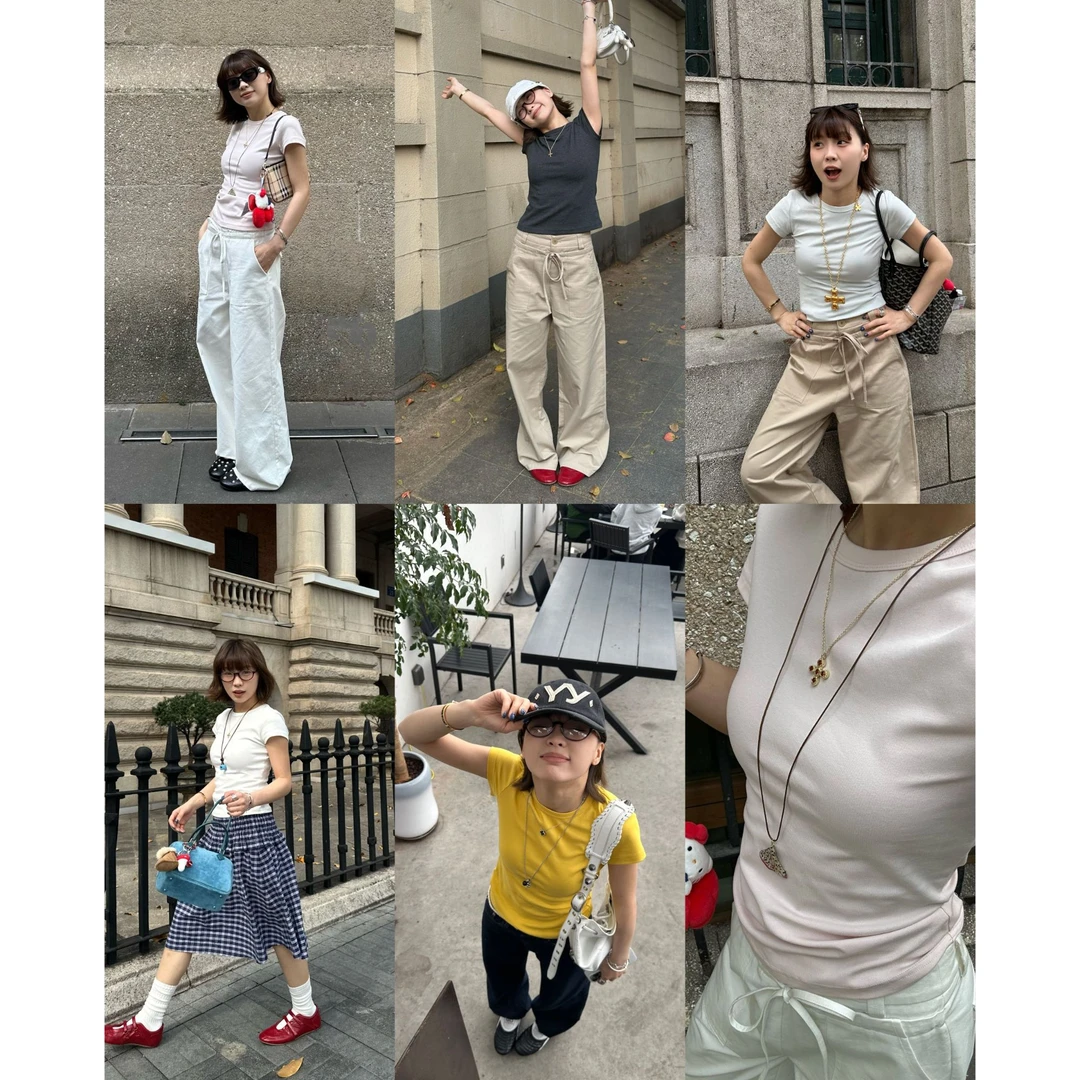 Our2【正肩神T2.0】春夏休闲修身显瘦短袖T恤【B7561】