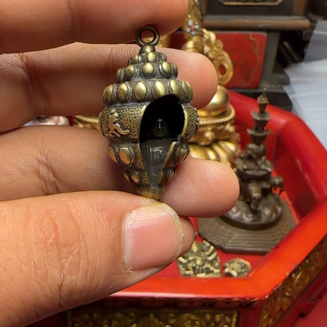 天***王泥塑藏式风格小元素