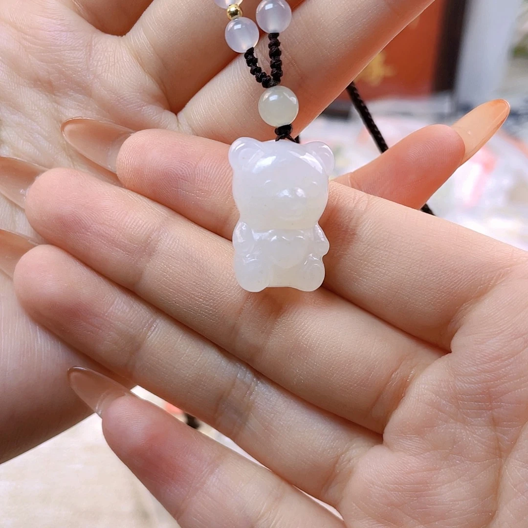 恋***吖吊坠(赠链)未镶嵌和田玉