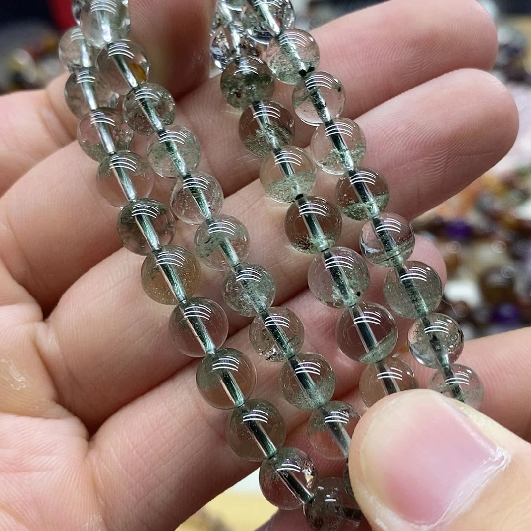 水晶手链未镶嵌多样性发货发一条