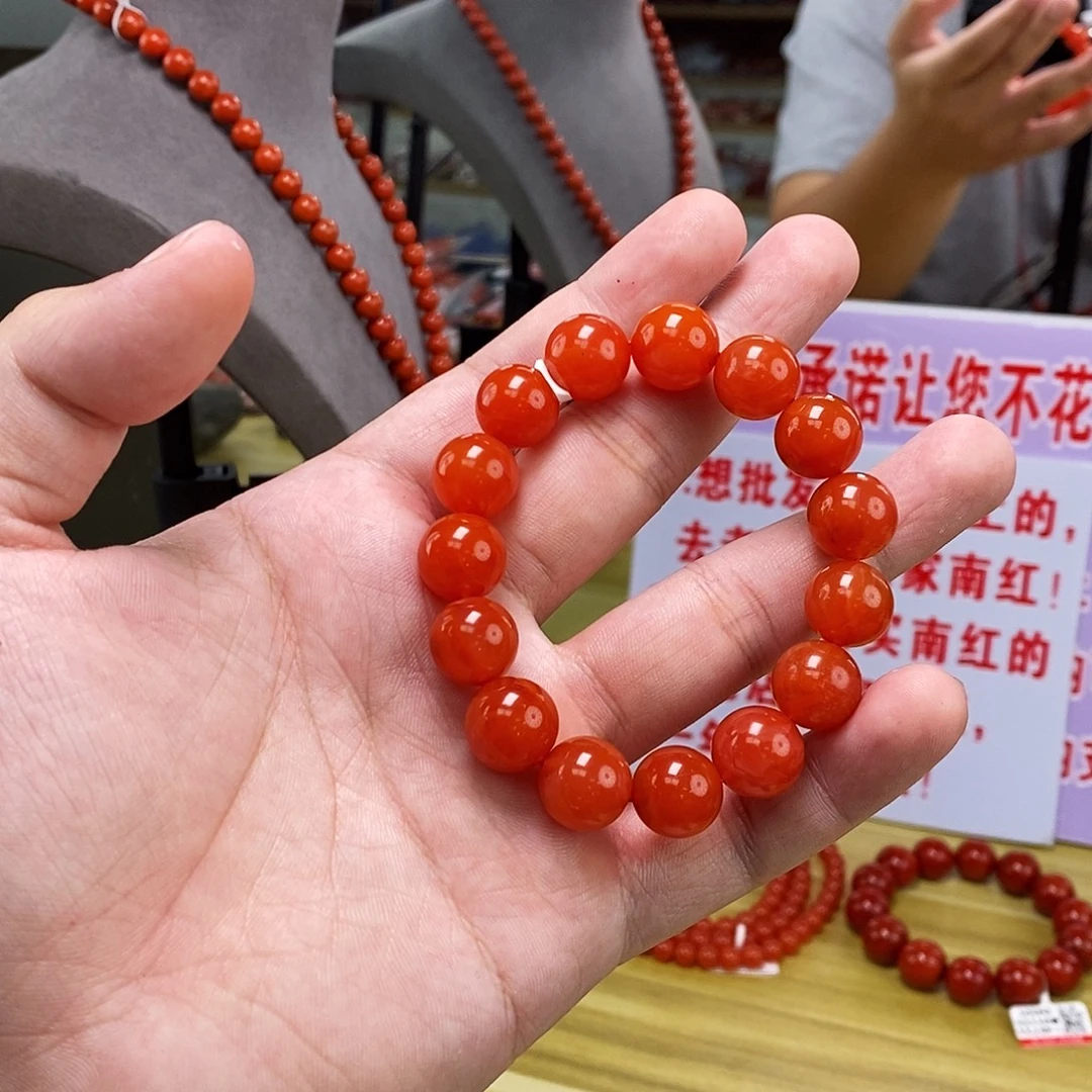 南红玛瑙多样式发一未镶嵌13mm+