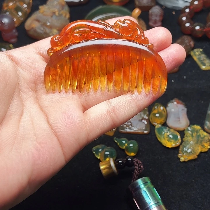 琥珀颈饰未镶嵌11.8