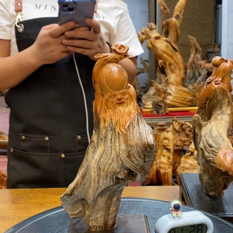 柏木種****慧太行崖柏根雕