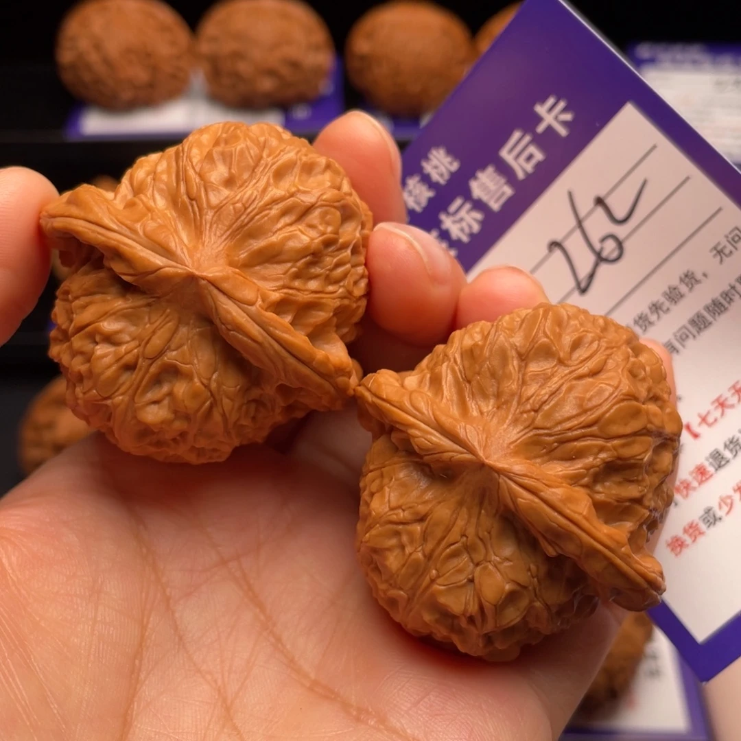 文玩核桃把件南瓜墩45尺56.5克