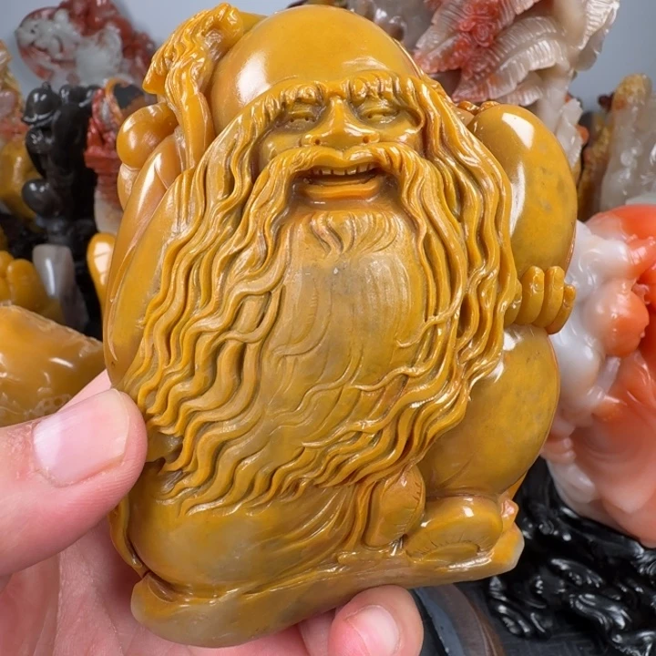 龙***哥寿山石寿山石鹿目