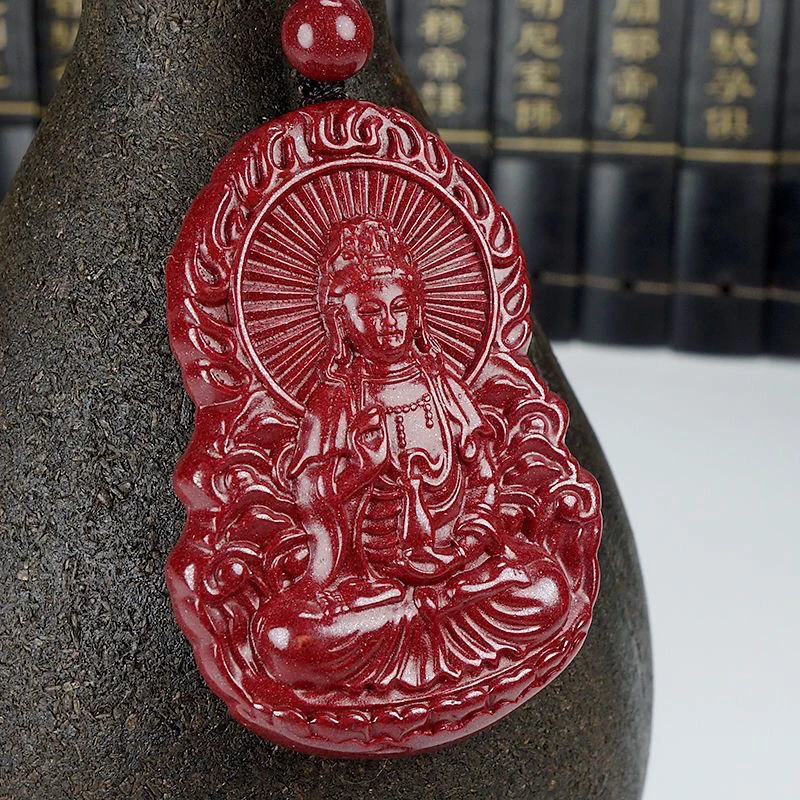 朱砂观音 吉祥招福纳发ZS+TLWSP-LJW-1G