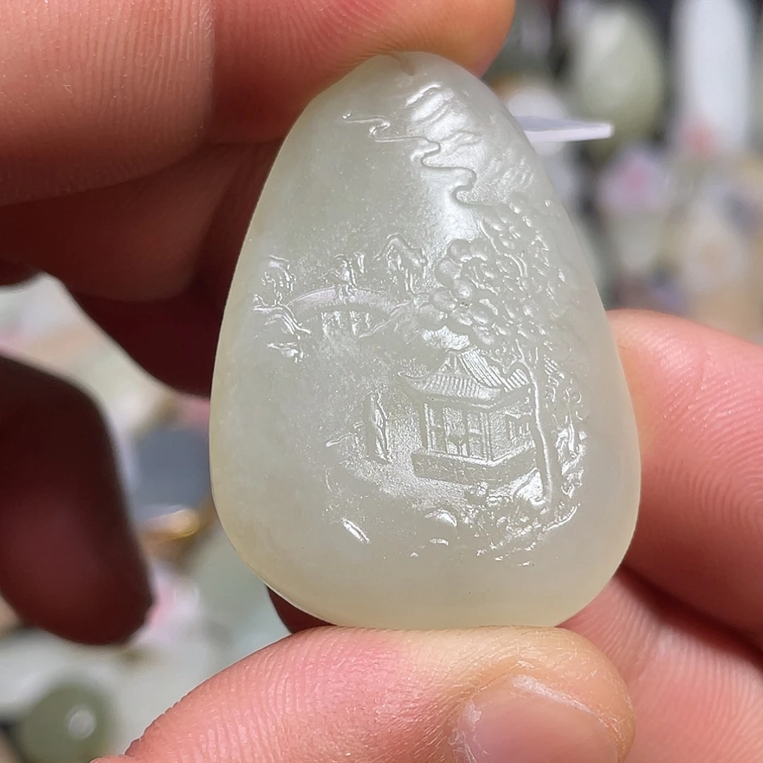 和田玉（糖玉）未镶嵌吊坠(不含链)吊坠