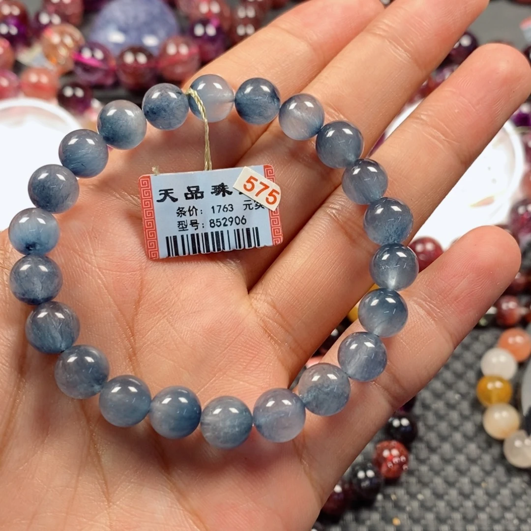 未镶嵌手链水晶蓝钢丝852906