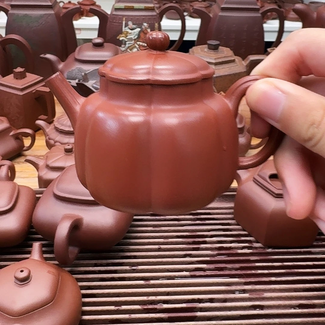 茶壶紫砂紫砂壶筋纹言心150cc