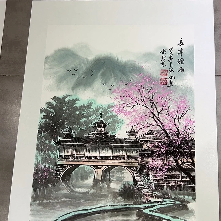 国画精品手绘国画作品
