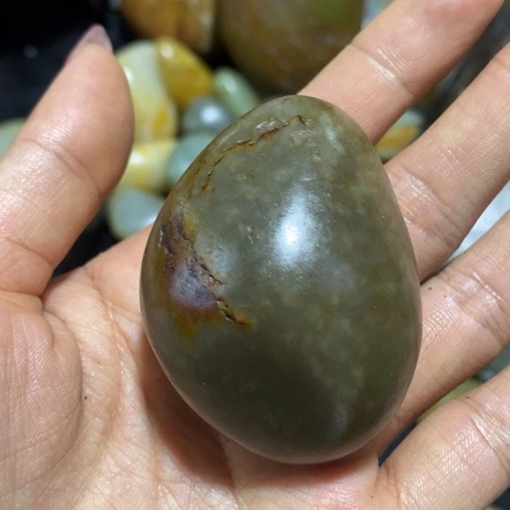 未镶嵌和田玉（糖玉）挂件心****暖