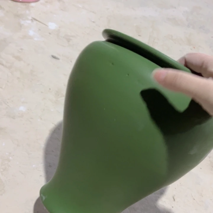 瓷片口17高25瑕景德镇陶瓷