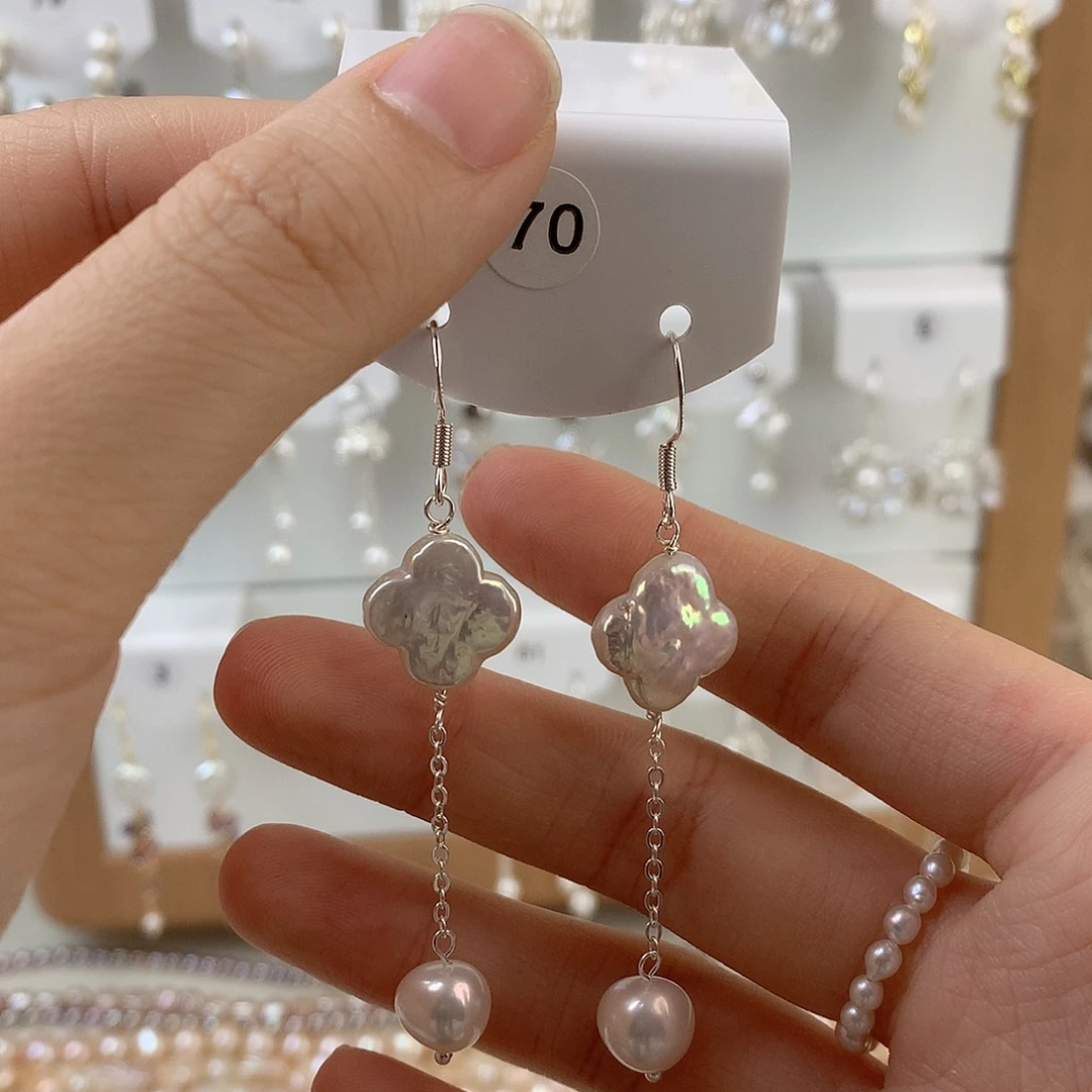 未镶嵌耳饰淡水珍珠