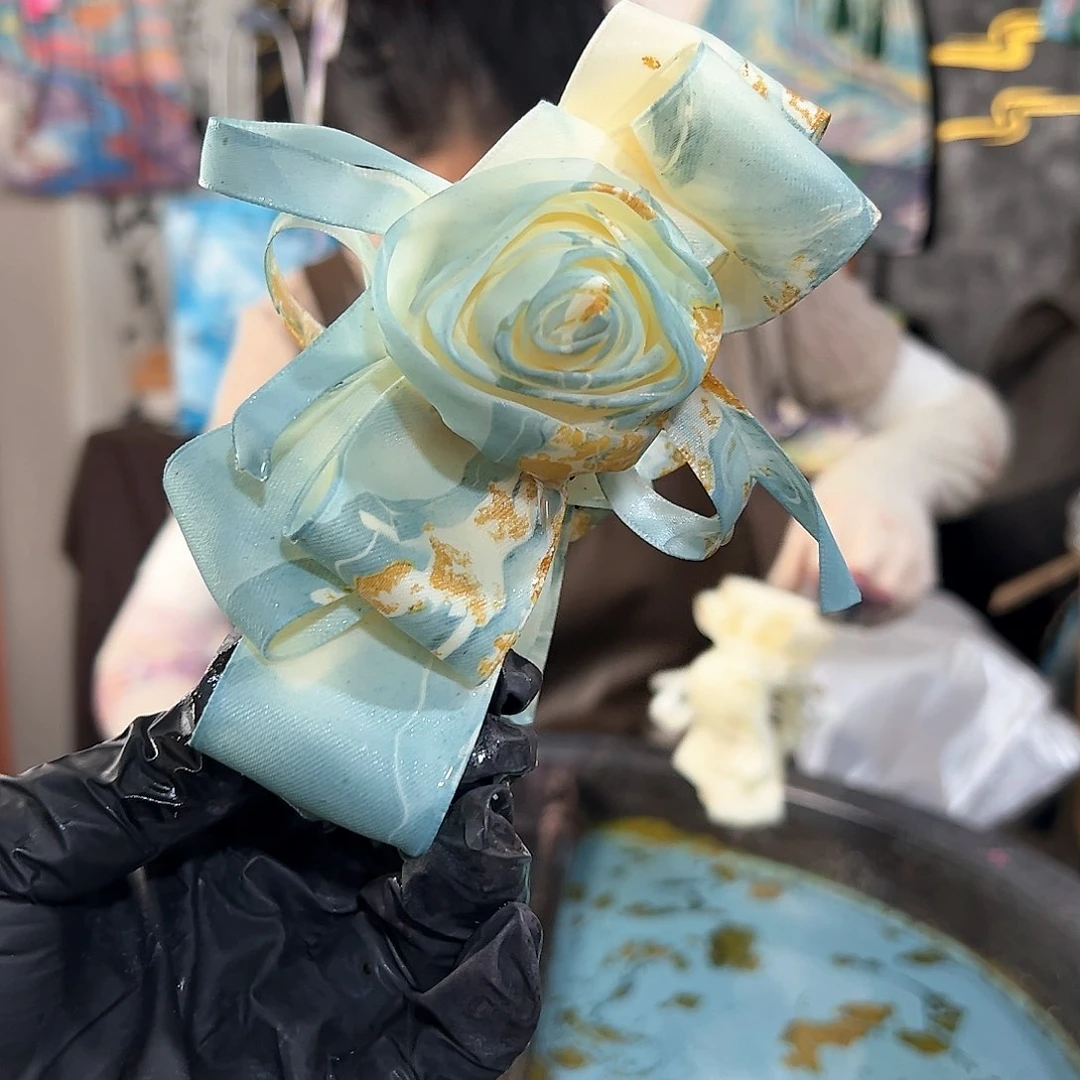 382玫瑰香蕉夹蓝金