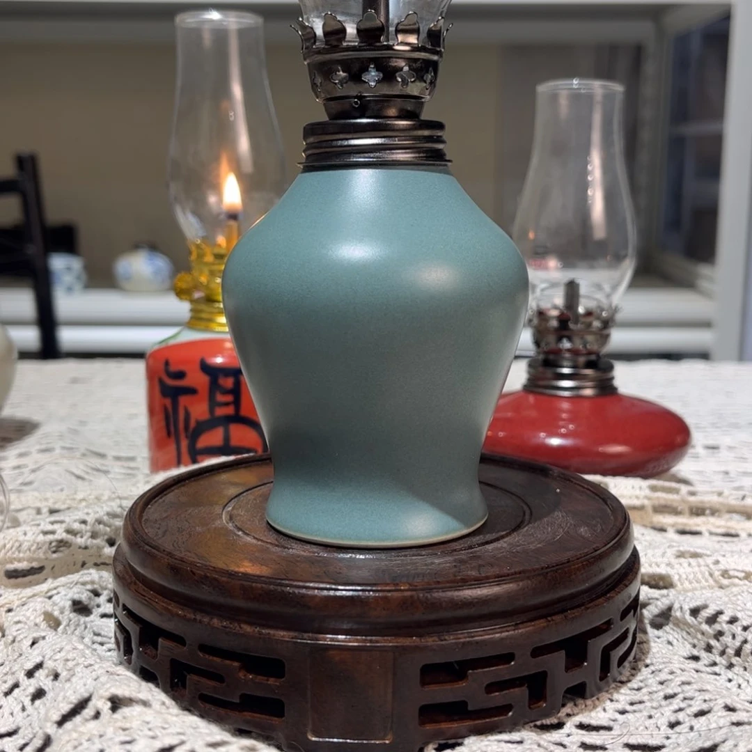 摆件景德镇陶瓷香薰灯