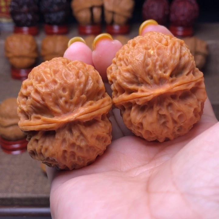 文玩核桃把件19号新核44尺龙鳞战甲