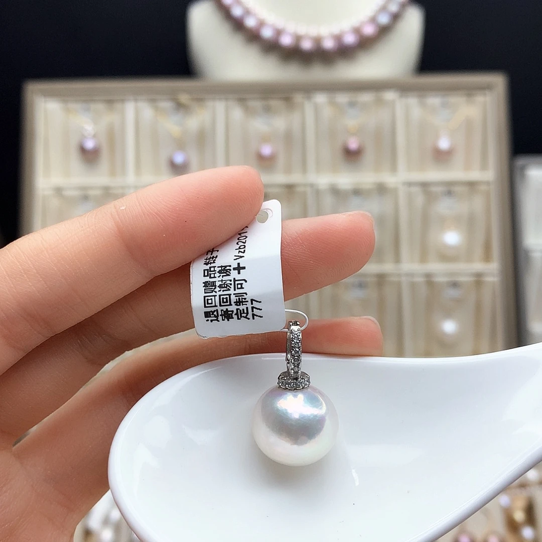 颈饰合金淡水珍珠