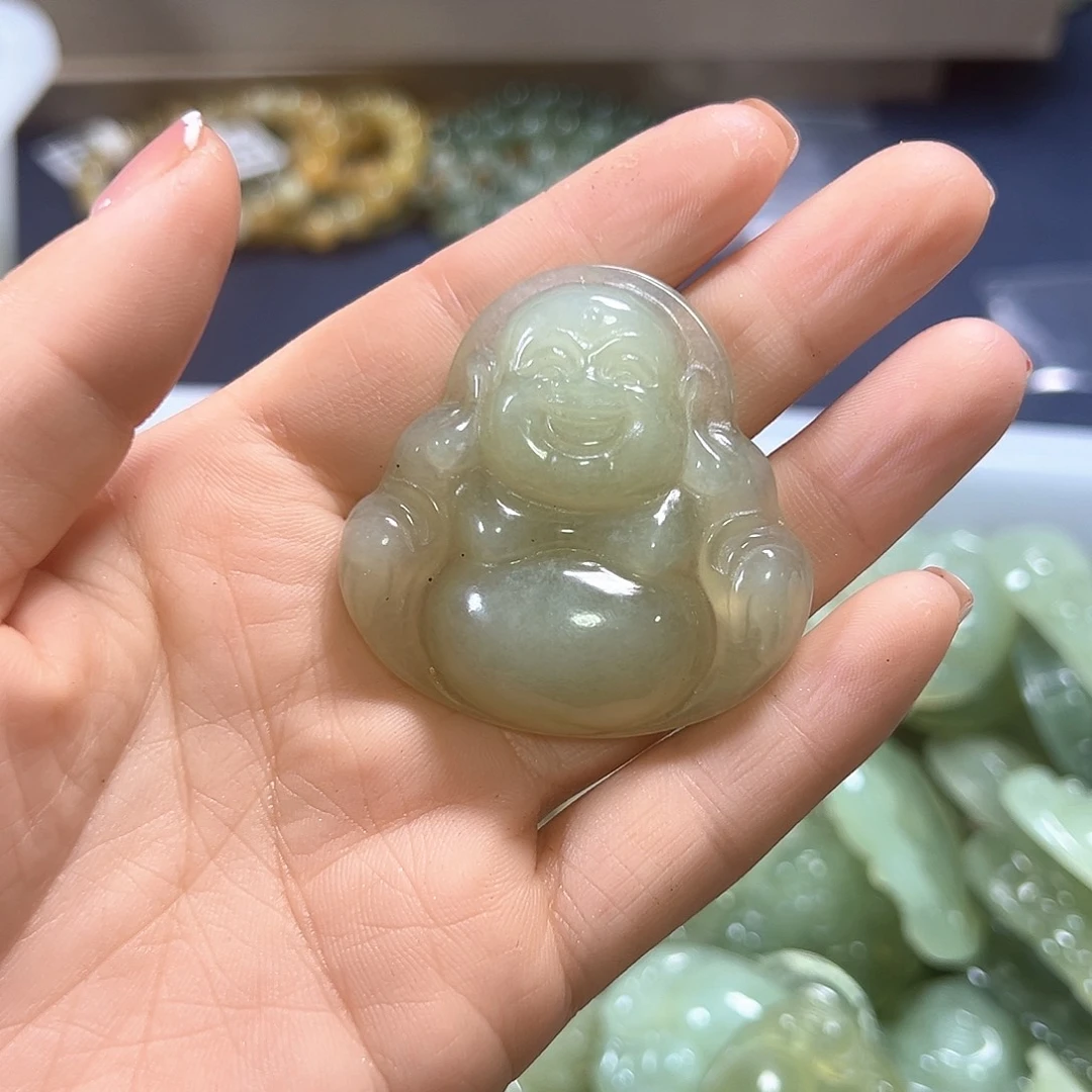 ****ᵍ蛇纹石玉未镶嵌颈饰