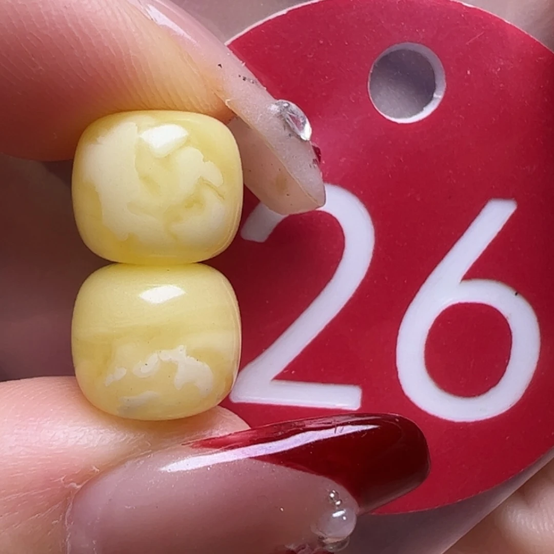 蜜蜡未镶嵌珠宝奇石9mm妖花老型