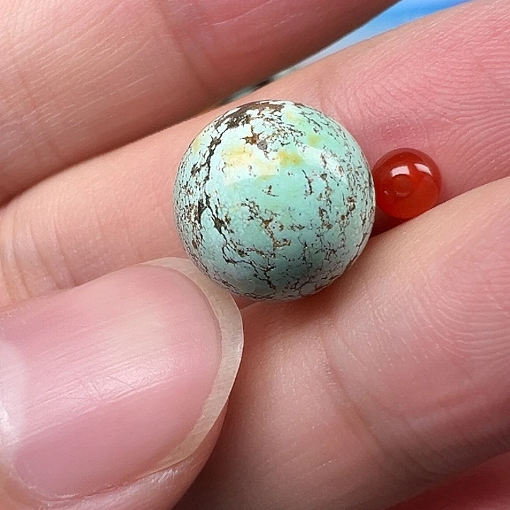 南红玛瑙未镶嵌配饰卡11.9