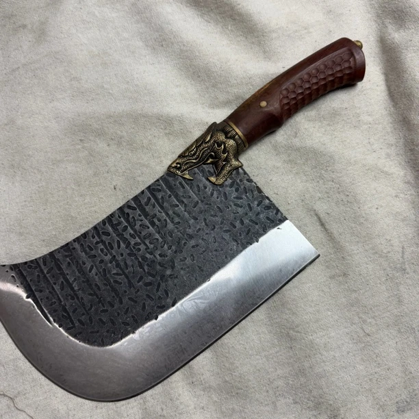 10 龙泉昊天宝剑屠龙刀高锰钢铜装木柄未开刃