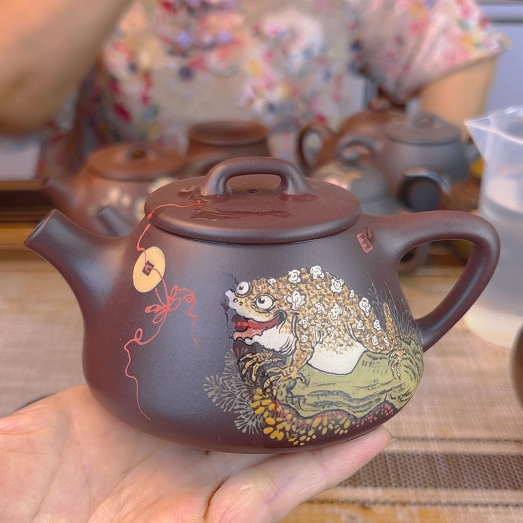 放***片茶壶紫砂紫砂150cc