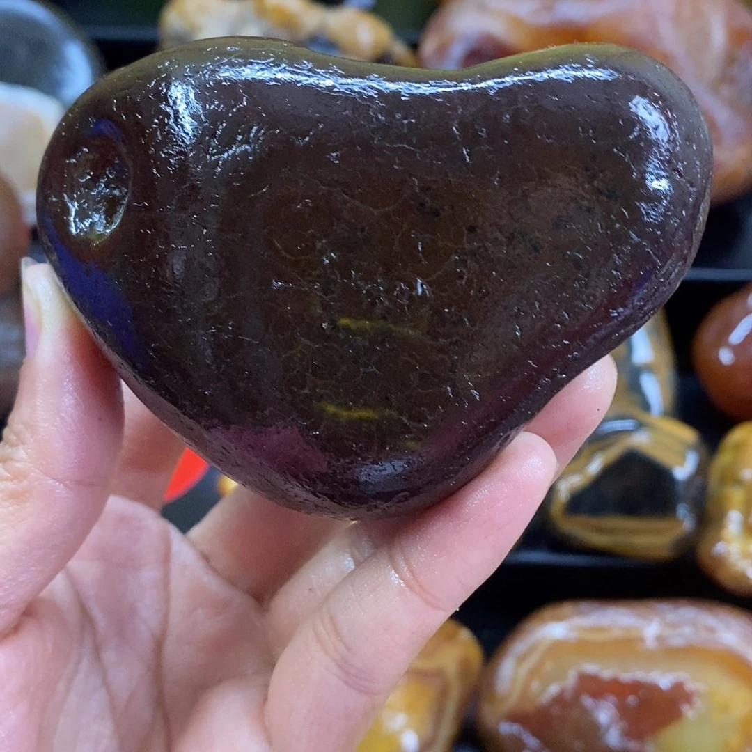 玛瑙/玉髓未镶嵌手把件