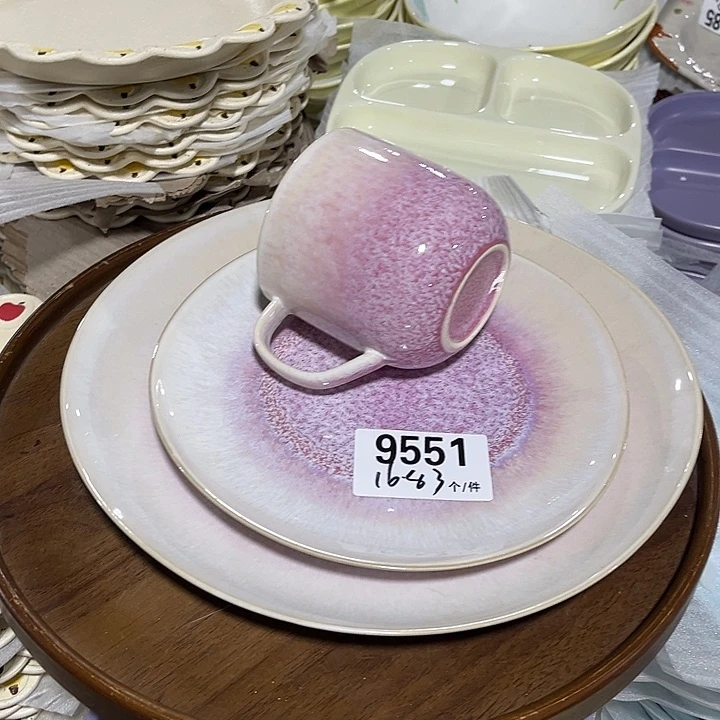 瓷微瑕外贸餐具9551