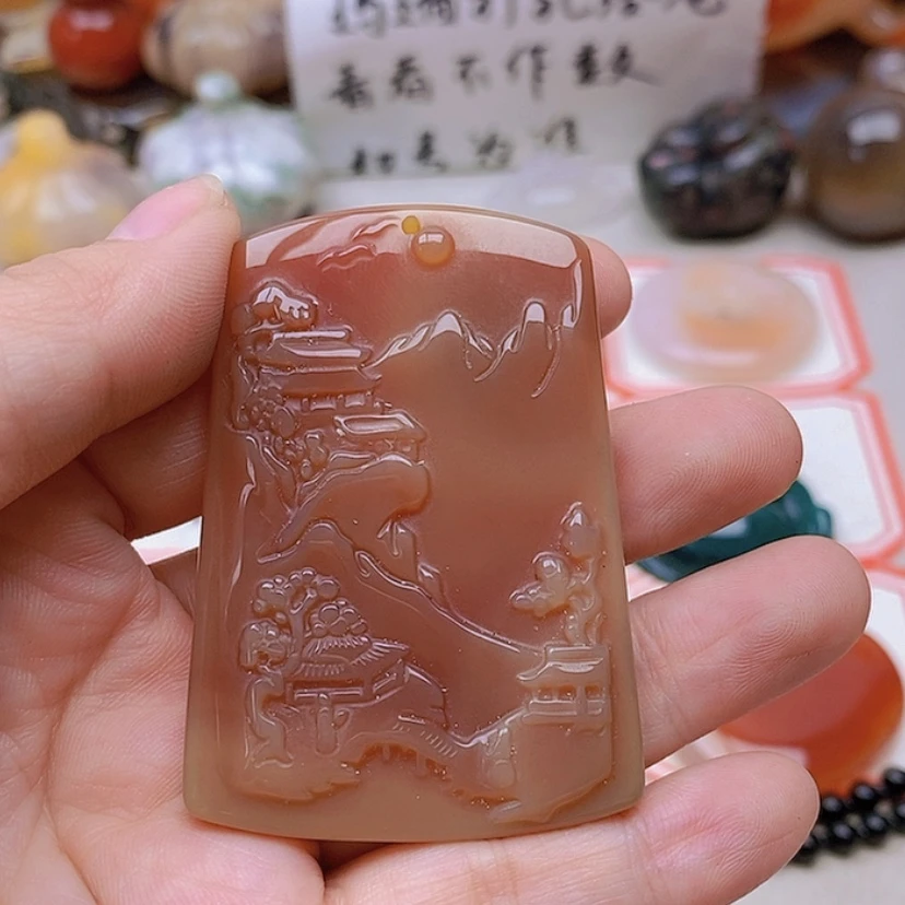 【闪购商品】未镶嵌玛瑙/玉髓珠宝半成品怡****）