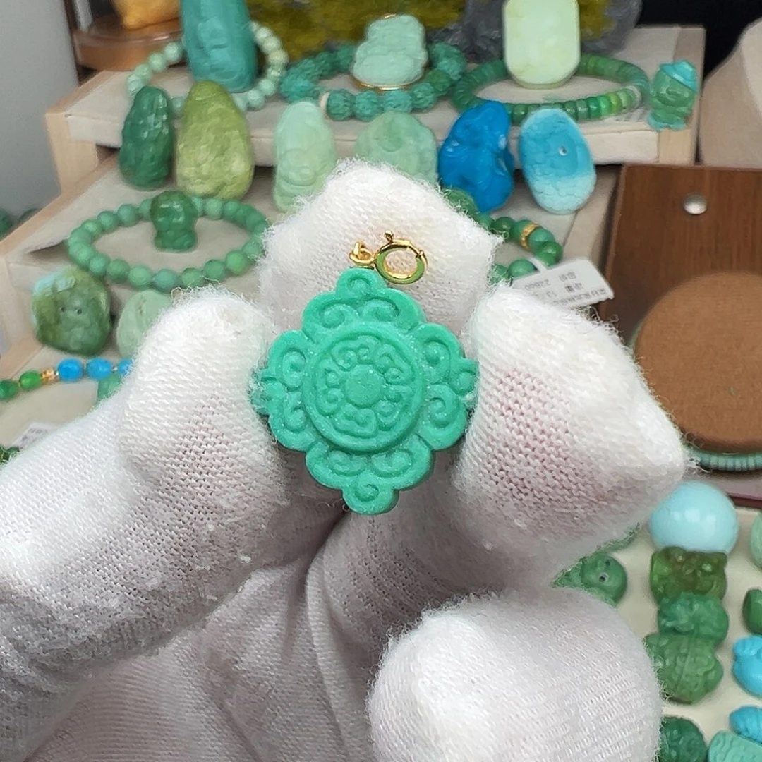 绿松石未镶嵌主播夏