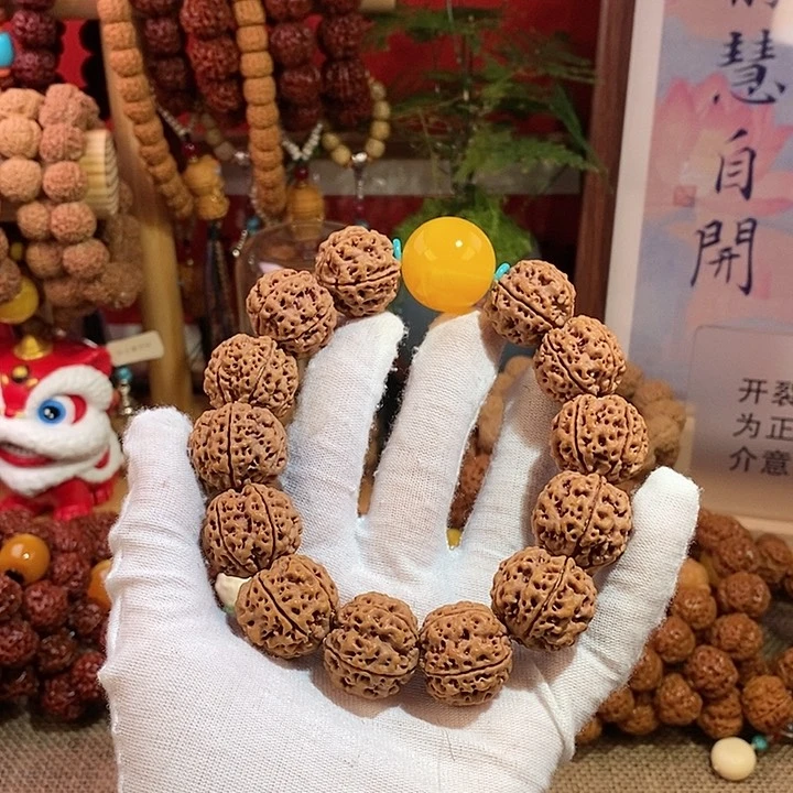 金刚菩提手串225原籽黄蜜