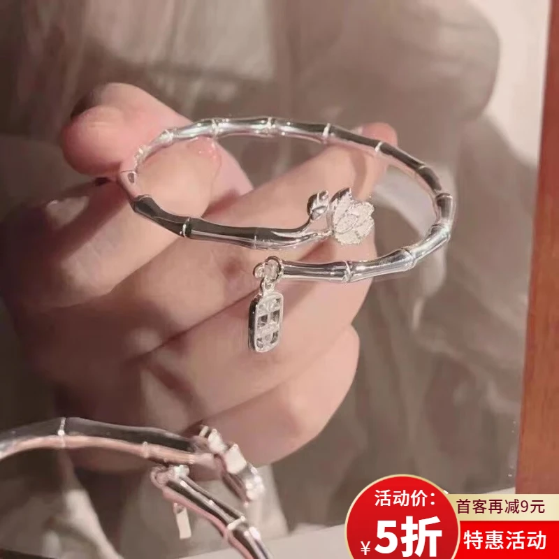 铜合金塑料手镯 可爱古风小众时尚ins可调节设计感手工气质百搭个