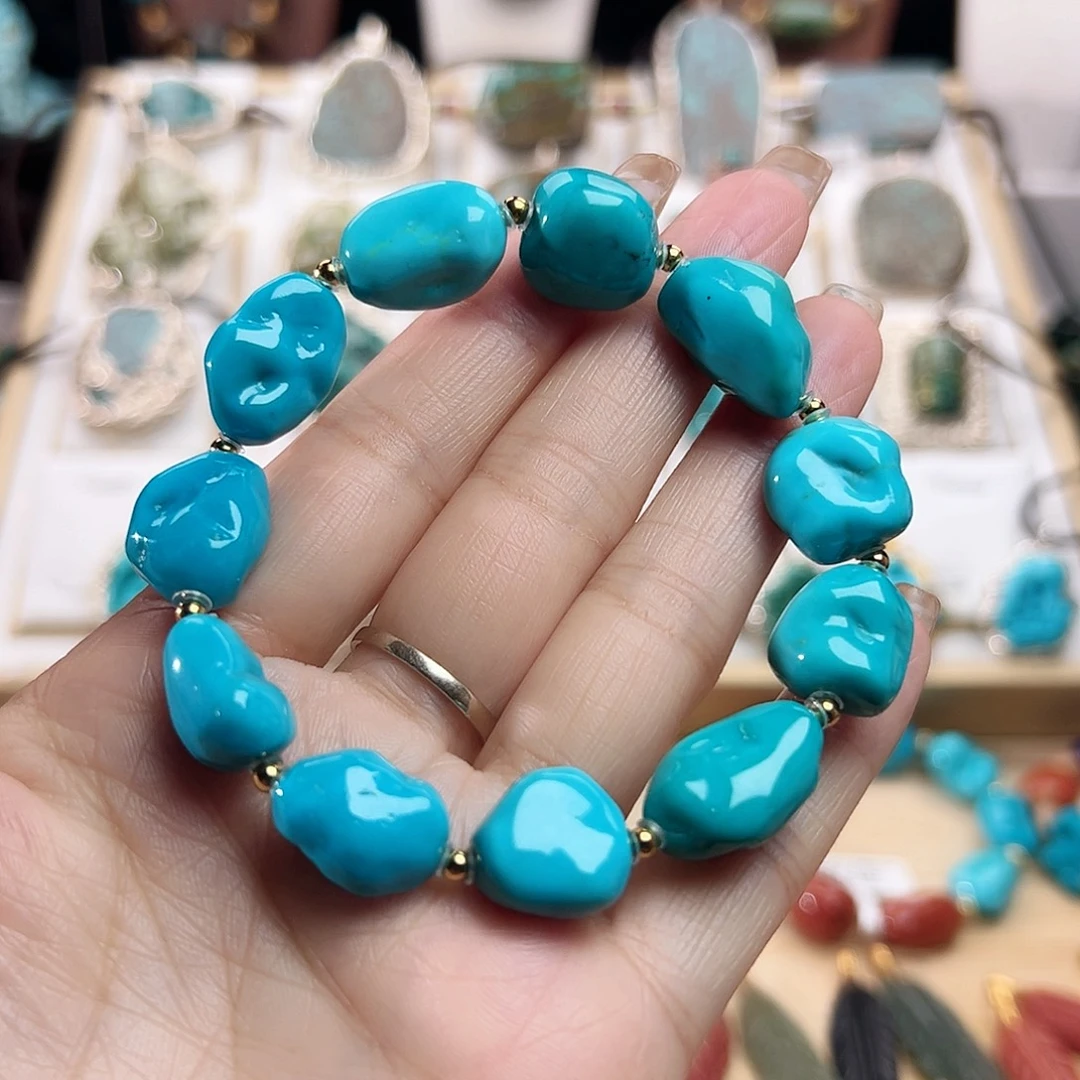 绿松石未镶嵌颈饰