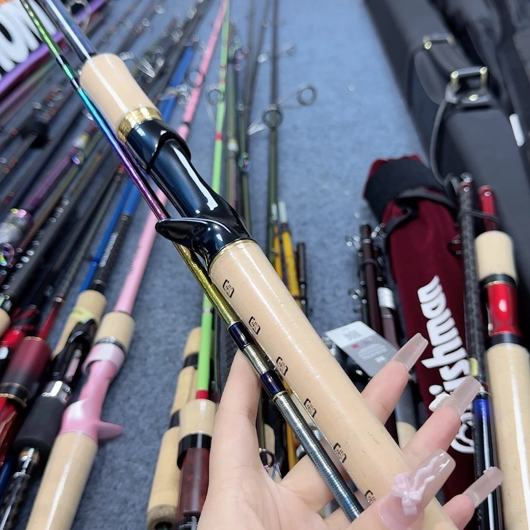 雅***义碳素3.8m路亚两节枪柄