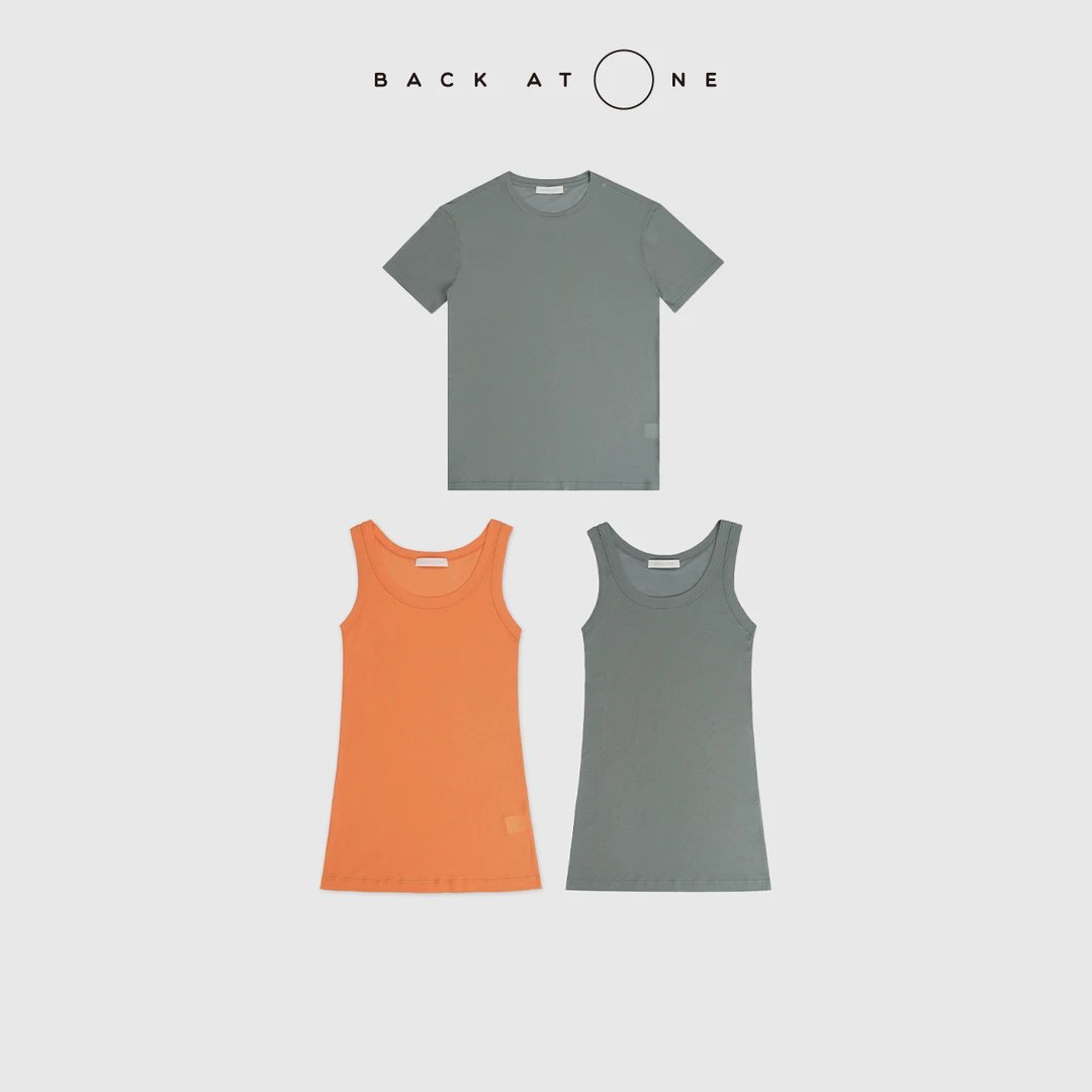 BackAtOne“轻氧系列-空缕”超薄棉背心T恤 BFS-1BF154K/1BA406K-K