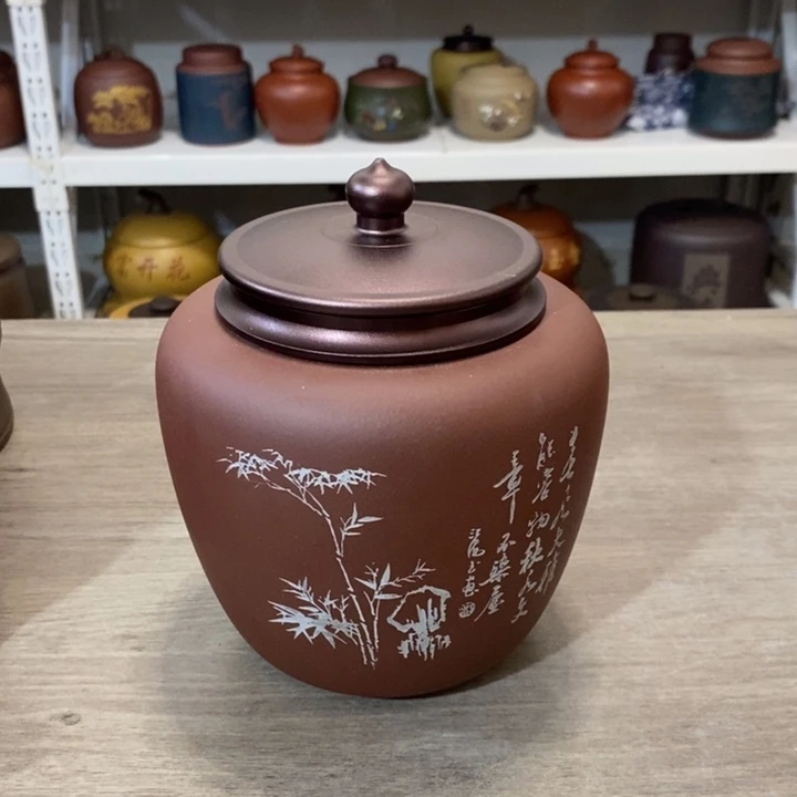 紫砂茶叶罐紫砂茶叶罐