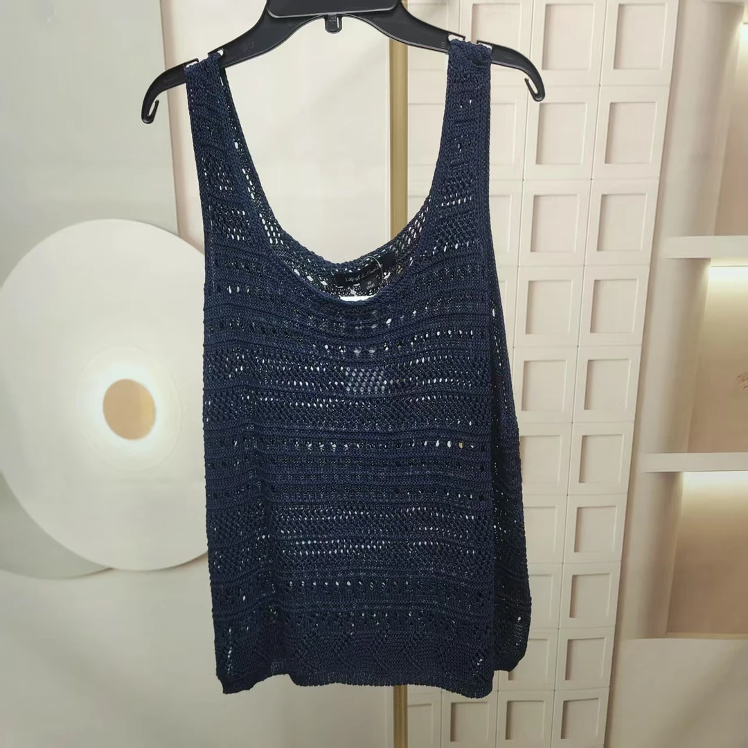 A992    女士针织背心时尚通勤百搭