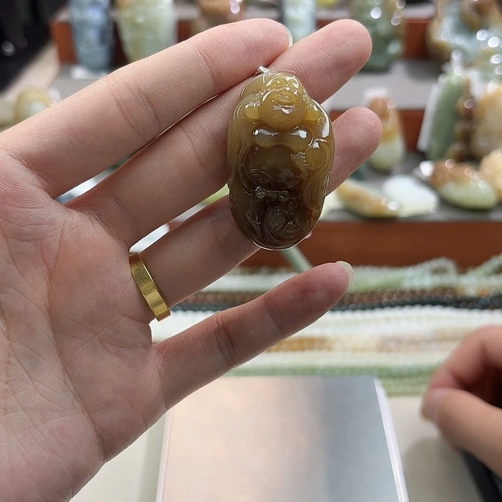 和田玉未镶嵌吊坠(不含链)