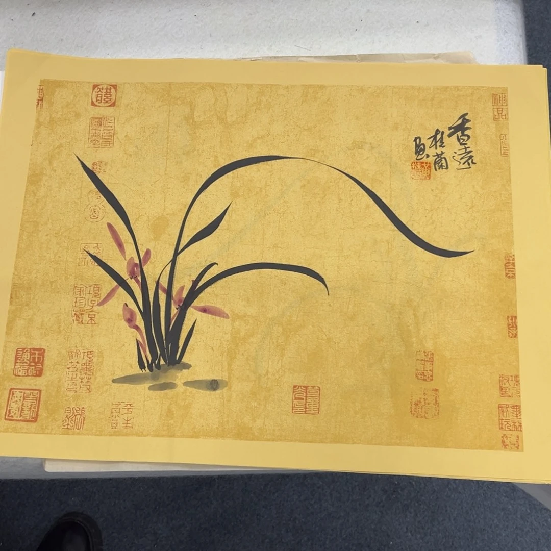 国画手绘画作品和绘画