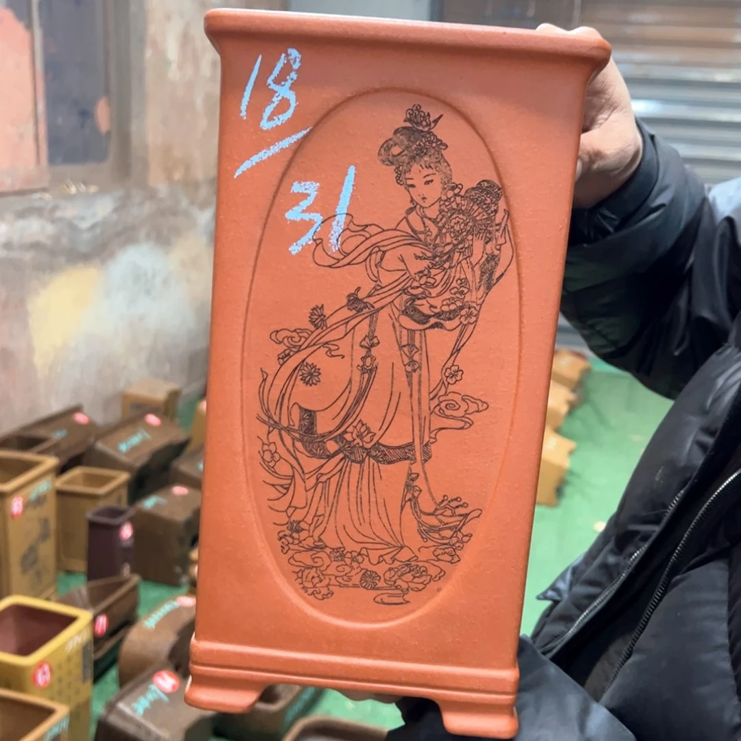 紫砂花盆紫砂花盆