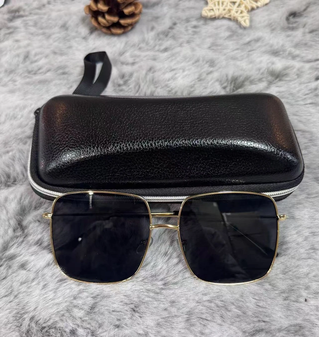 【按照主播讲解拍】金色黑灰片 偏光太阳镜户外运动眼镜