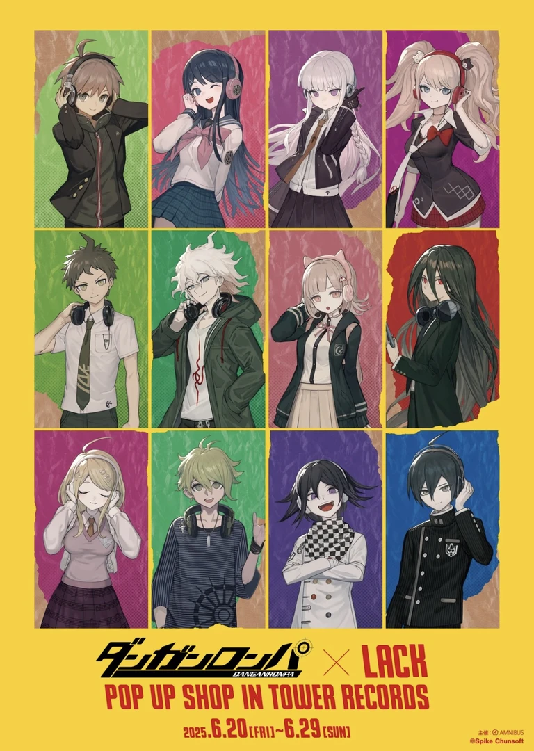 （沸羊羊代拆）弹丸论破塔店联名吧唧/亚克力卡/名札/特典盲盒代拆