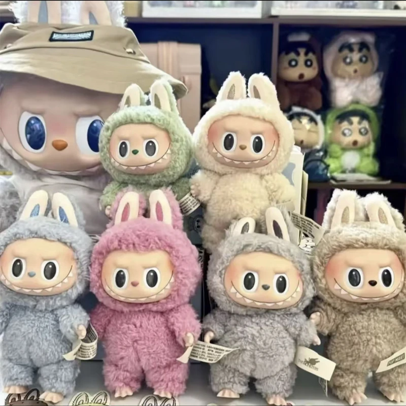 labu礼物一二三代布布搪胶塑料娃娃衣公仔钥匙扣潮玩玩偶手办