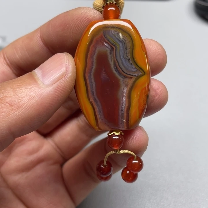 玛瑙/玉髓吊坠(不含链)未镶嵌冷*吹